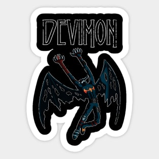 Led Devimon - color Sticker